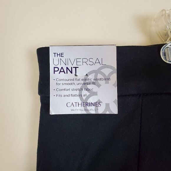 Catherines Black The Universal Dress Pants Size 22 - Picture 6 of 7